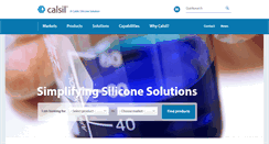 Desktop Screenshot of calsilsilicones.com